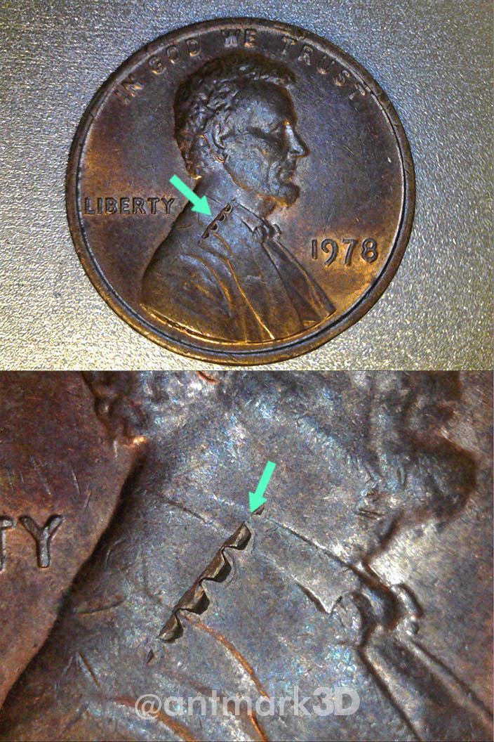 1978-Lincoln-Cent-PD?-Marking-Around-The-Shoulder-Area