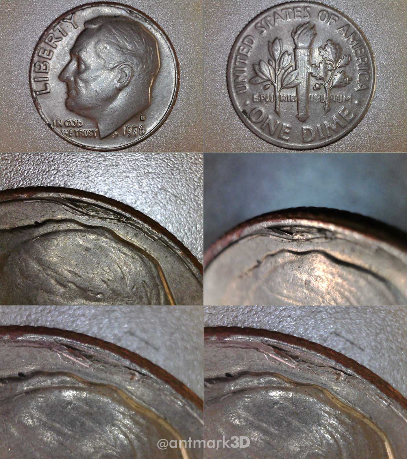 1976-D-Roosevelt-Dime-With-Extra-Material-Along-The-Rim?