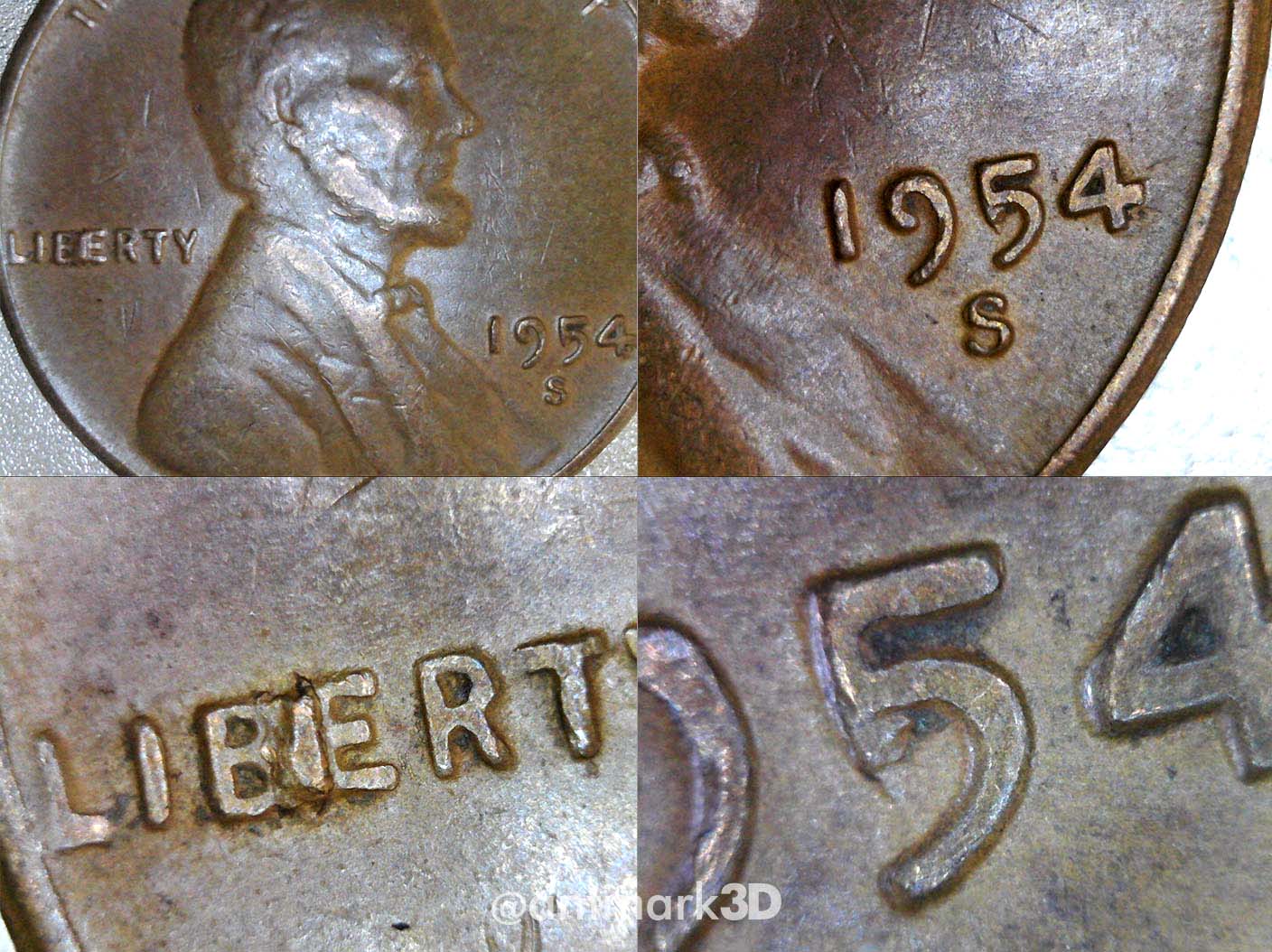 1954-S---Lincoln-Wheat-Cent-With-