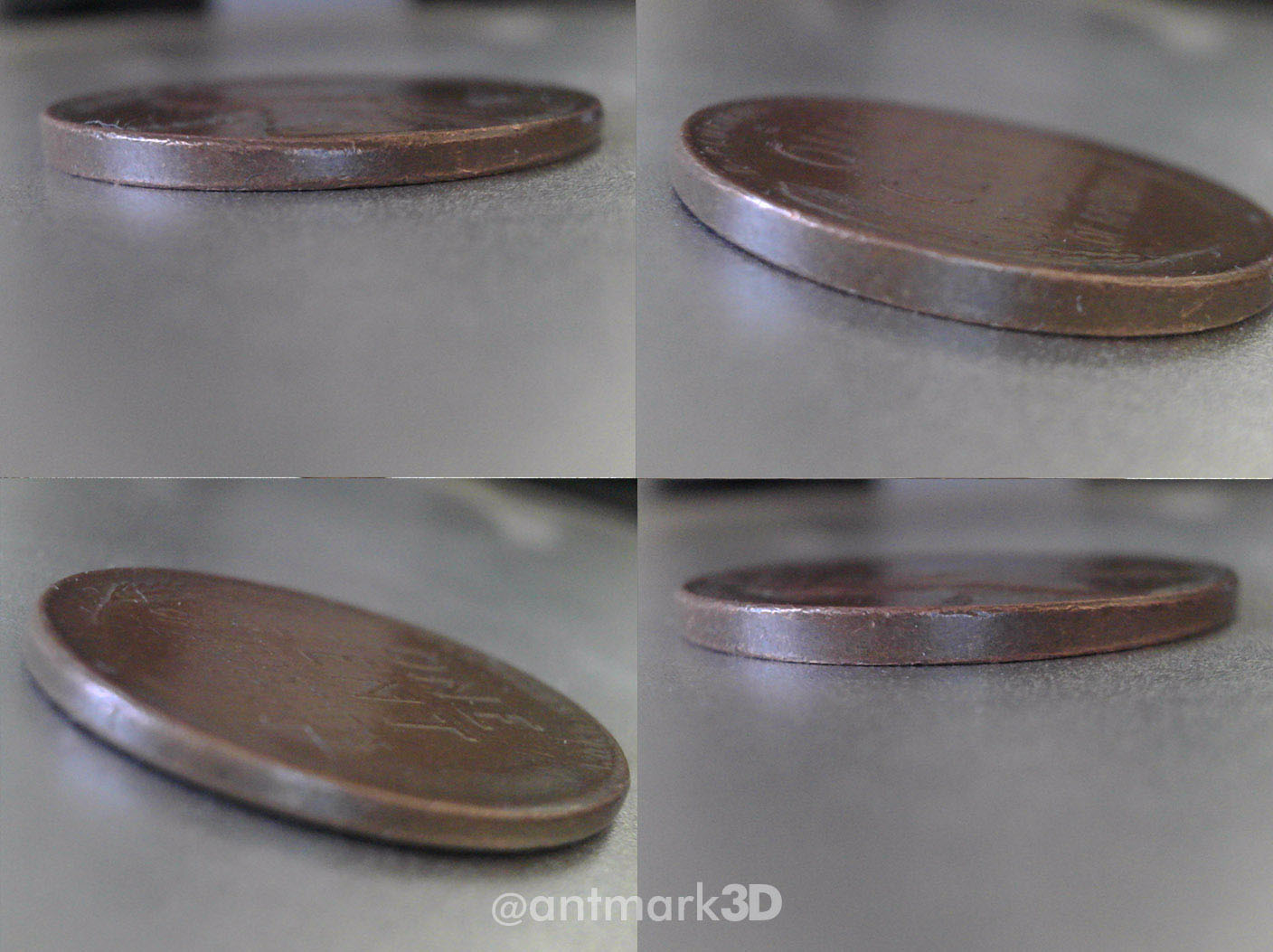 1950's-Wheat-Cent-Grease-Filled-Die-On-Both-Side?