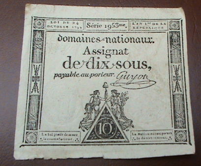 French-'-Assignat-'