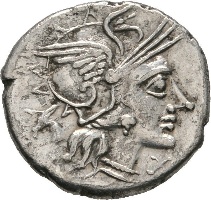 Republican-Dioscuri-Denarius-.