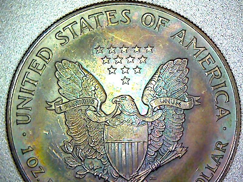1995-Silver-Eagle-Found-Rainbow