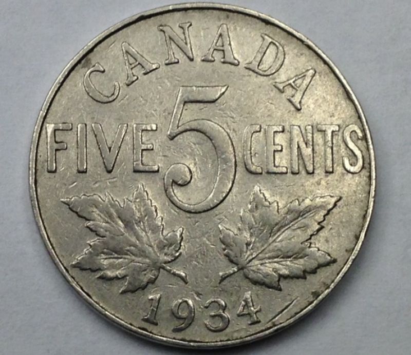 Thanks-Wal-Mart!-1934-George-V-5-Cents