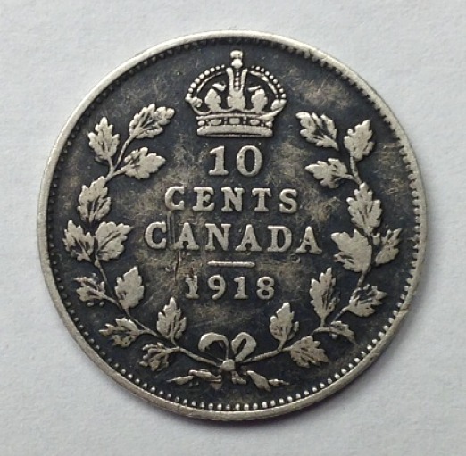 Canada-10-Cents-1910,-1918,-1919-Grading