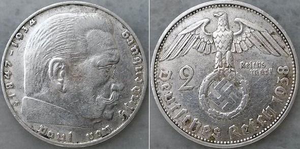 What-Is-The-Value-Of-2-Reichsmark-In-Fine-Condition?