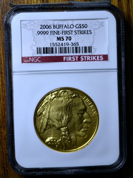 2009-$50-American-Bullalo-Pcgc-MS-70