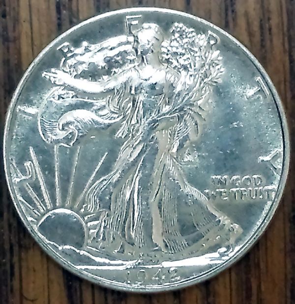 Rescued-1942-Walking-Liberty-Please-Grade!