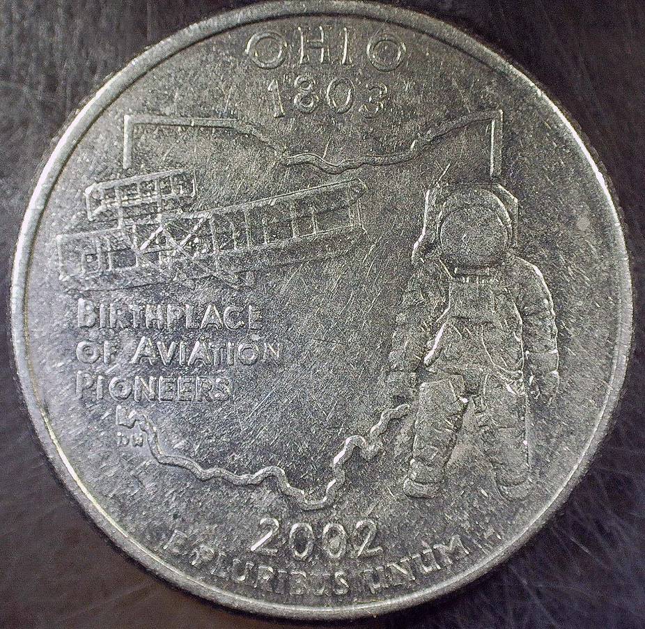 2002-D-Ohio-Strike-Through-Error-With-Missing-Clad,-Struck-Through-Lar-In-Dollar