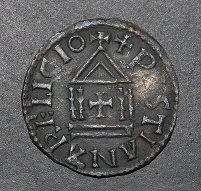 Silver-Denarius-Louis-The-Pious-Temple-Type