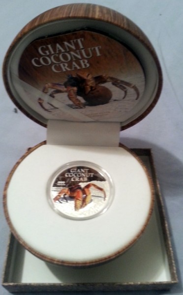 Giant-Coconut-Crab-1oz-Silver-Coin---NZ-Mint