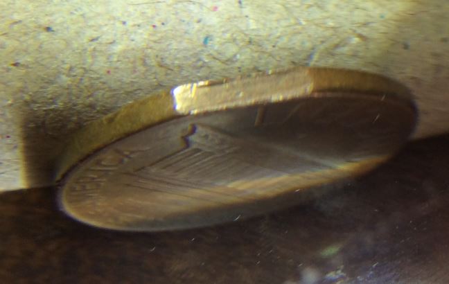 1964-P-Lincoln-Cent:-Clipped-Planchet-Or-PMD?