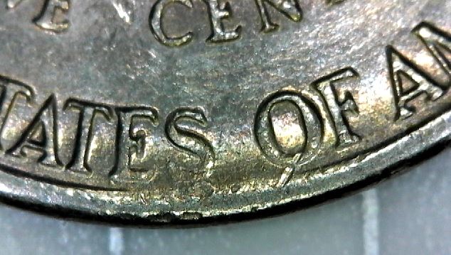 1983-P-Jefferson-Nickel-Cud---Found-In-Bank-Roll