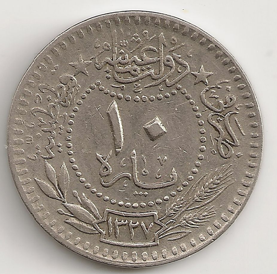 Ottoman-10-Para,-Mohammed-V