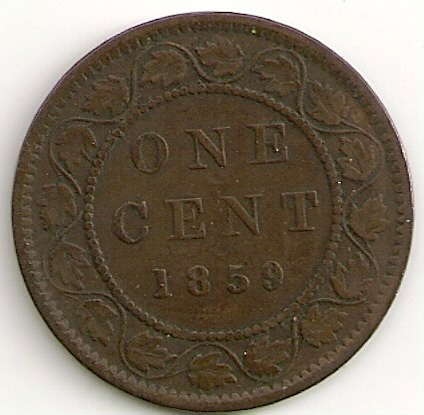 1859-Cent:--Dp-N9-#5?