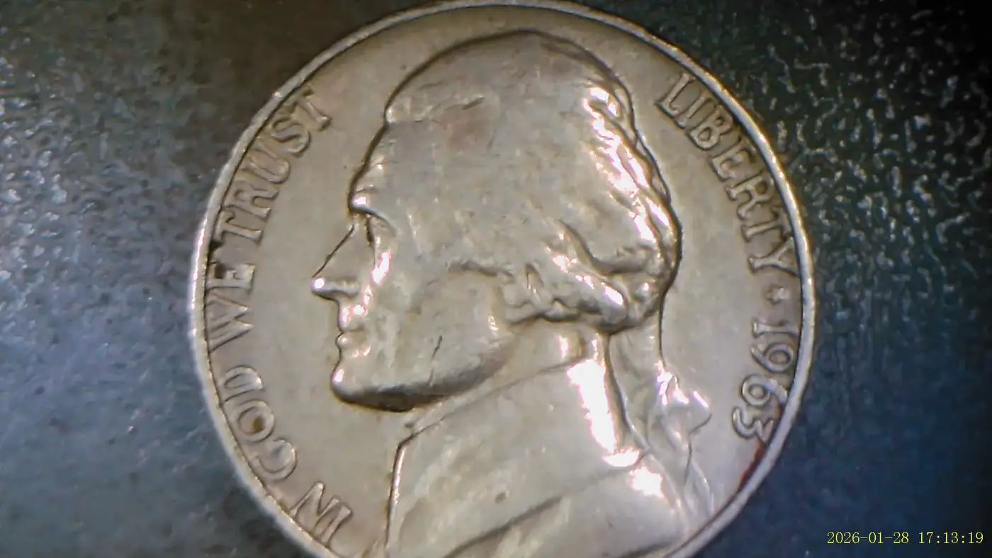 1963-P-Jefferson-Nickel-With-Possible-Lamination-Issues?