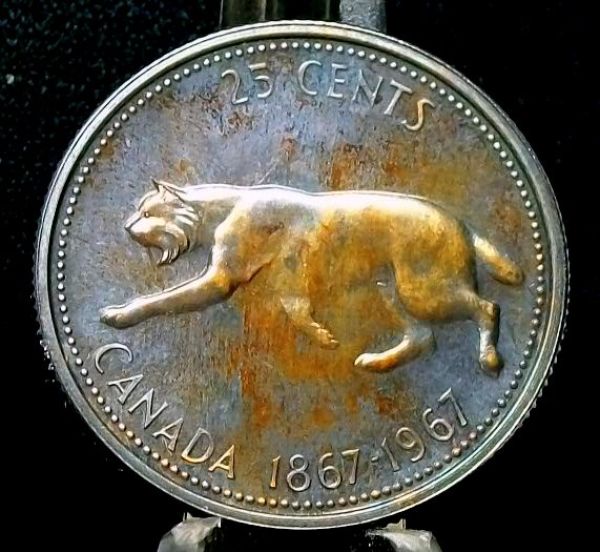 Toned-Canadian-Coins