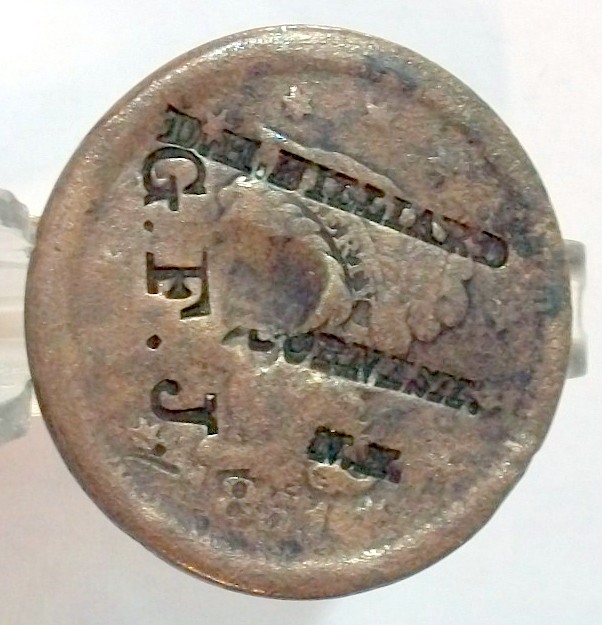 1851-Large-Cent-With-Countserstamp-+-Tombstone-Arizona-Tok.