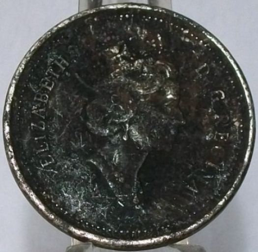 2001--Nickle-With-Weird-Finish..missing-Plating-?