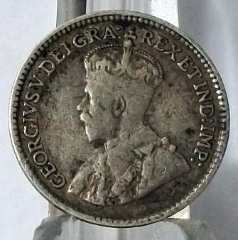 1918--5-Cent--8-Over-1-?--Double-Punched-5