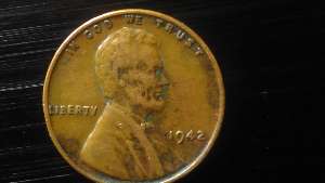 1942-Wheat-Penny-Weighing-3.30-Grams