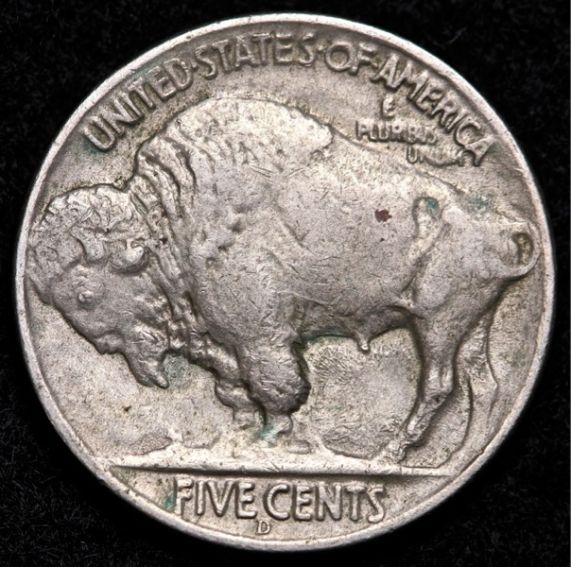 1936-D-Buffalo-Nickel-3-1/2-Leg-?
