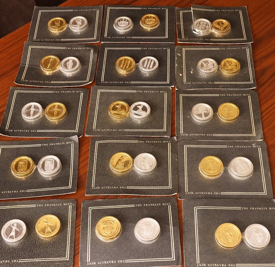 Franklin-Mint-Silver-Rounds