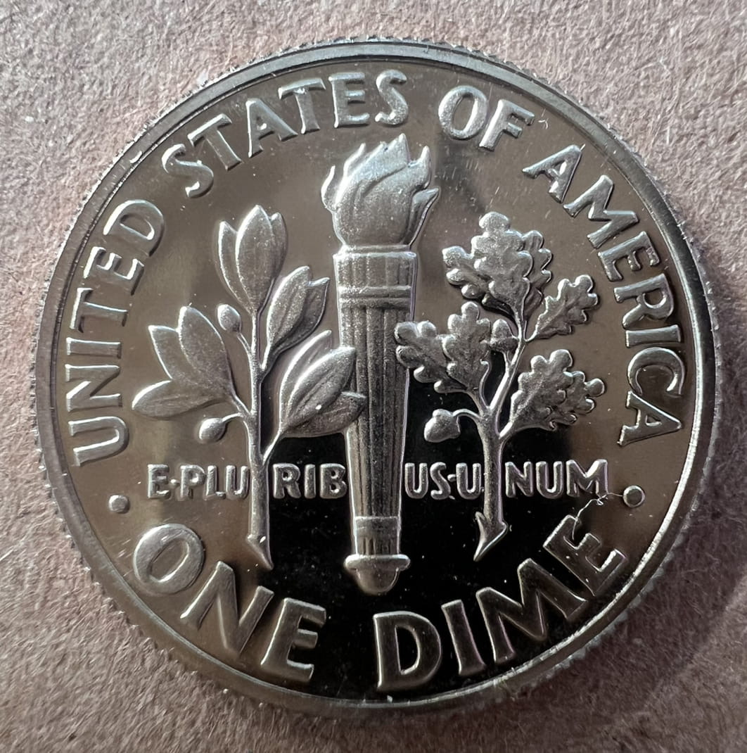1986-S-Proof-Dime-W/-Possible--DDO-/Doubling-On-Ear?