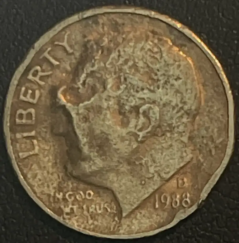 1988-D-Dime-Coin-Damaged-Cause-By?