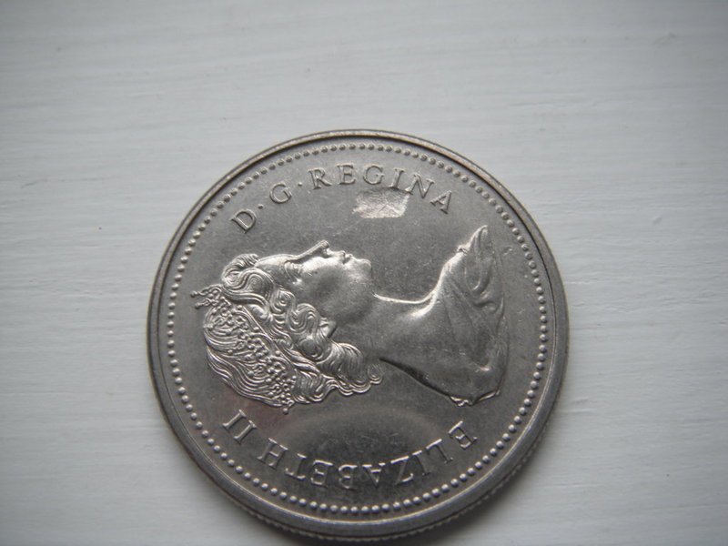 1974-Nickel-$1-Winnipeg-Planchet-Error-Or-PMD-On-Obverse-?