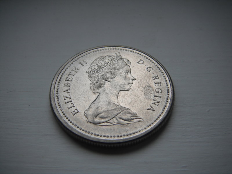 1974-Nickel-$1-Winnipeg-Planchet-Error-Or-PMD-On-Obverse-?