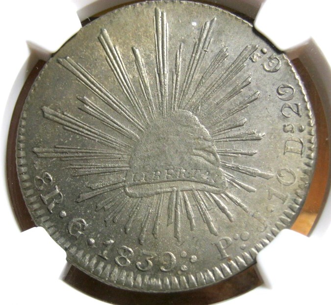 1839-Go-Pj-Republic-Of-Mexico-8-Reales