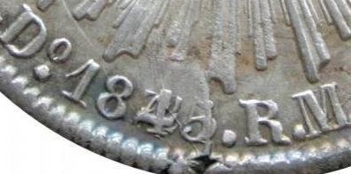 8-Reales-Republic-Mexico--Durango--Do-1845-Rm-Paris-Eagle--Unlisted-Overdat