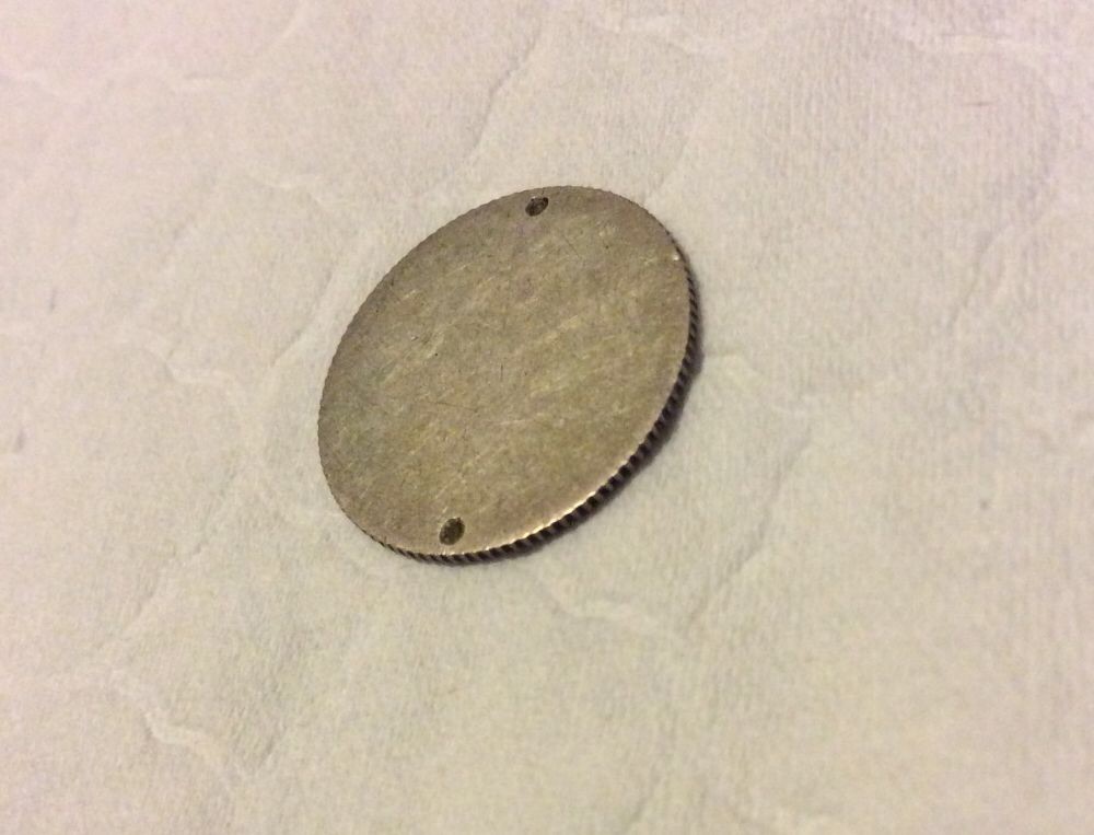 1942-Australia-Sixpence,-Blank-Reverse