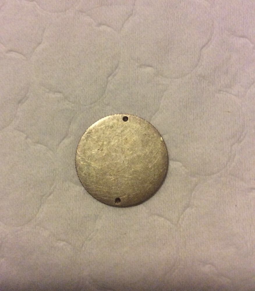 1942-Australia-Sixpence,-Blank-Reverse