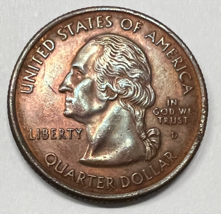 2003-Maine-State-Quarter---Toned-And-6.09g