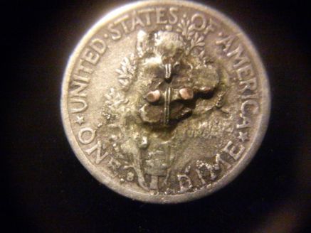 1943-S-Mercury-Dime-Die-Error/Struck-Through-Coin?