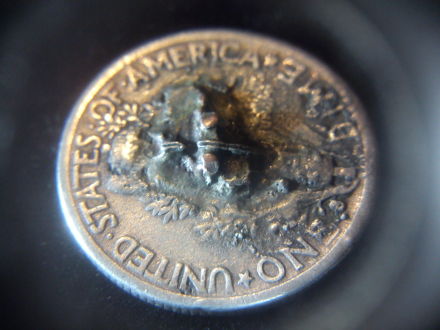 1943-S-Mercury-Dime-Die-Error/Struck-Through-Coin?