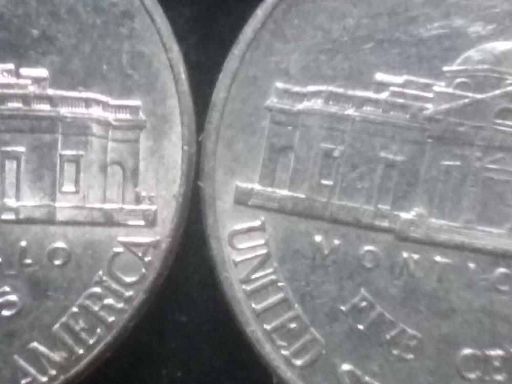 2007-P-&-2015-P-Jefferson-Nickel-Cud-Error