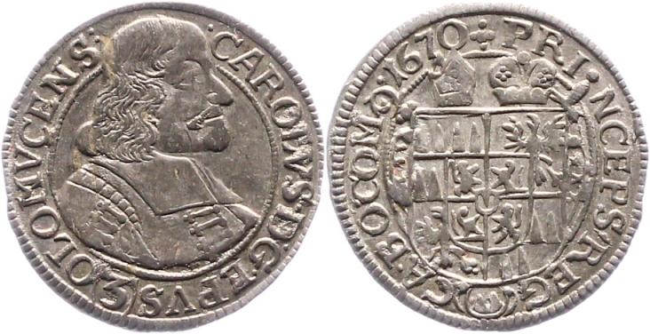 Olm�tz-Karl-Von-Liechtenstein-1664-1695-3-Kreuzer