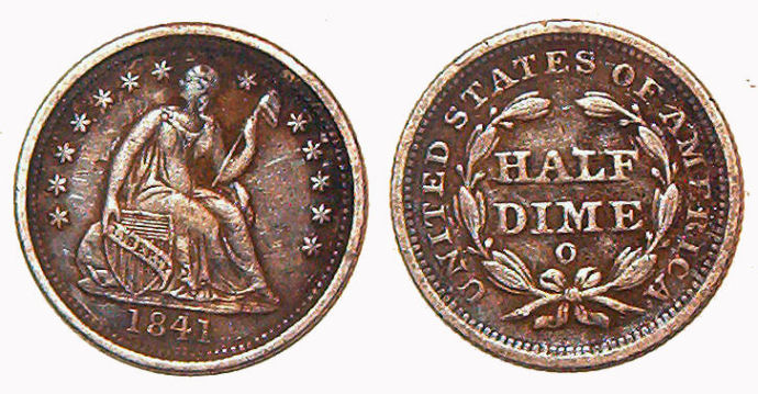 1841-Half-Dime-O