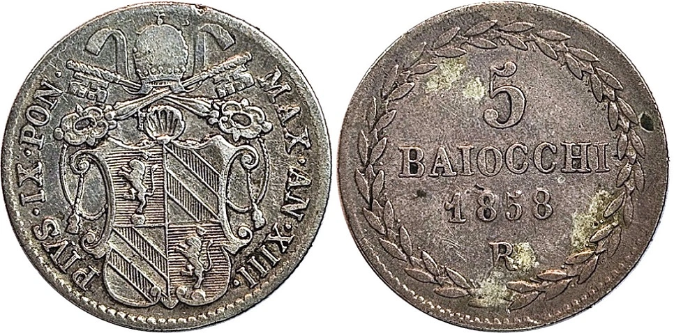 Post-Your-Papal-States-Coins---Reverse-Chronological-Schedule-By-Ruler