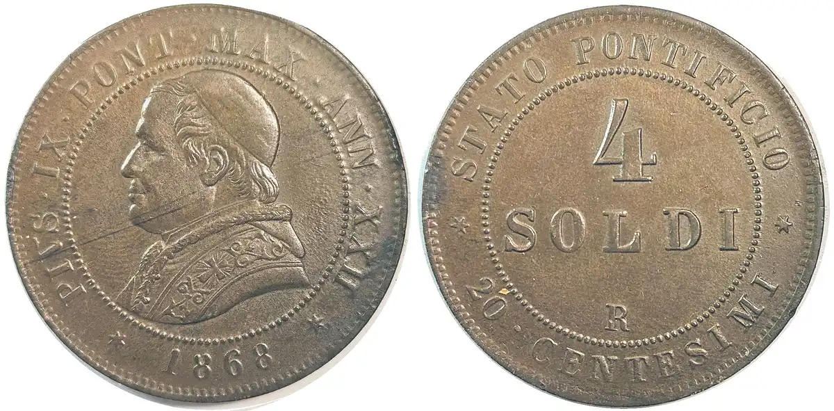 Post-Your-Papal-States-Coins---Reverse-Chronological-Schedule-By-Ruler