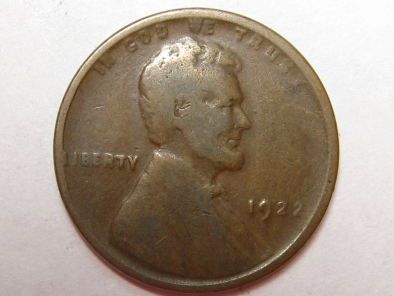 1922-No-D-1c-Strong-Reverse-Lincoln-Cent-#1