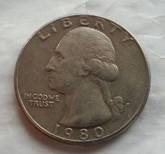 USA-1980-P-Quarter-Dollar-With-Copper-Rim.