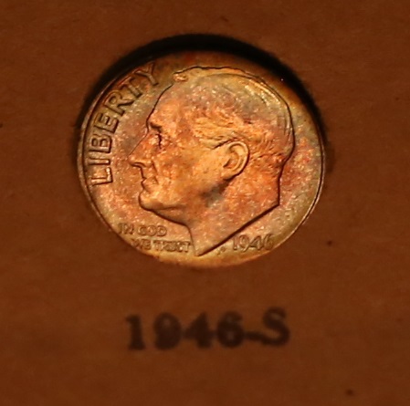 Toned-Roosevelt-Dime-Set