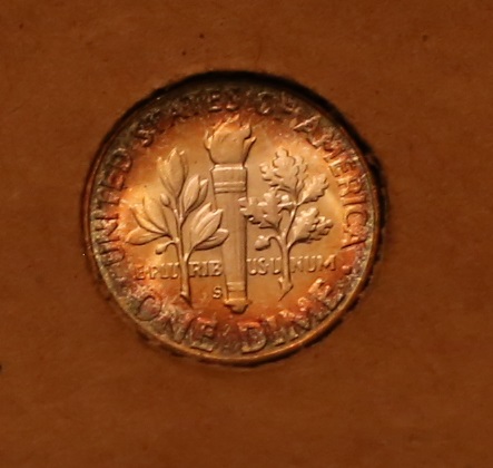 Toned-Roosevelt-Dime-Set