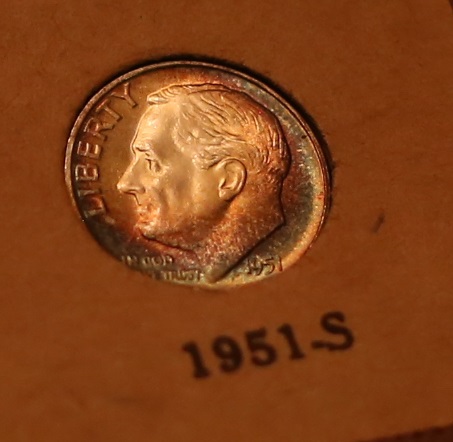 Toned-Roosevelt-Dime-Set
