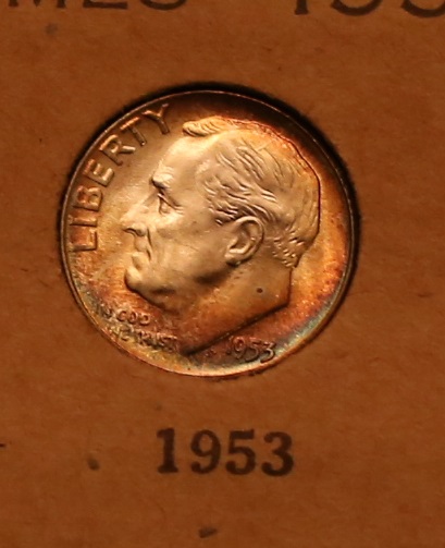 Toned-Roosevelt-Dime-Set