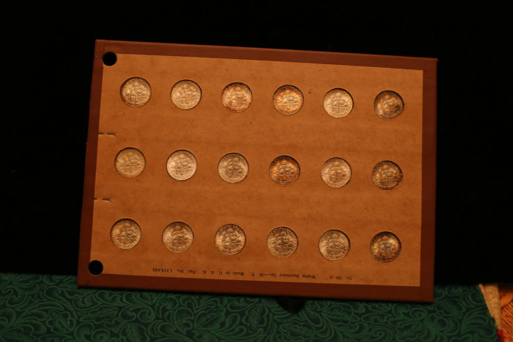Toned-Roosevelt-Dime-Set